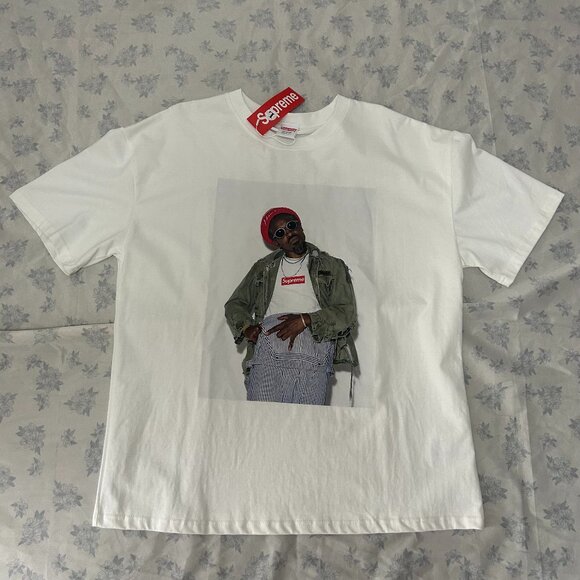 Supreme Andre White T Shirt - Picture 1 of 5